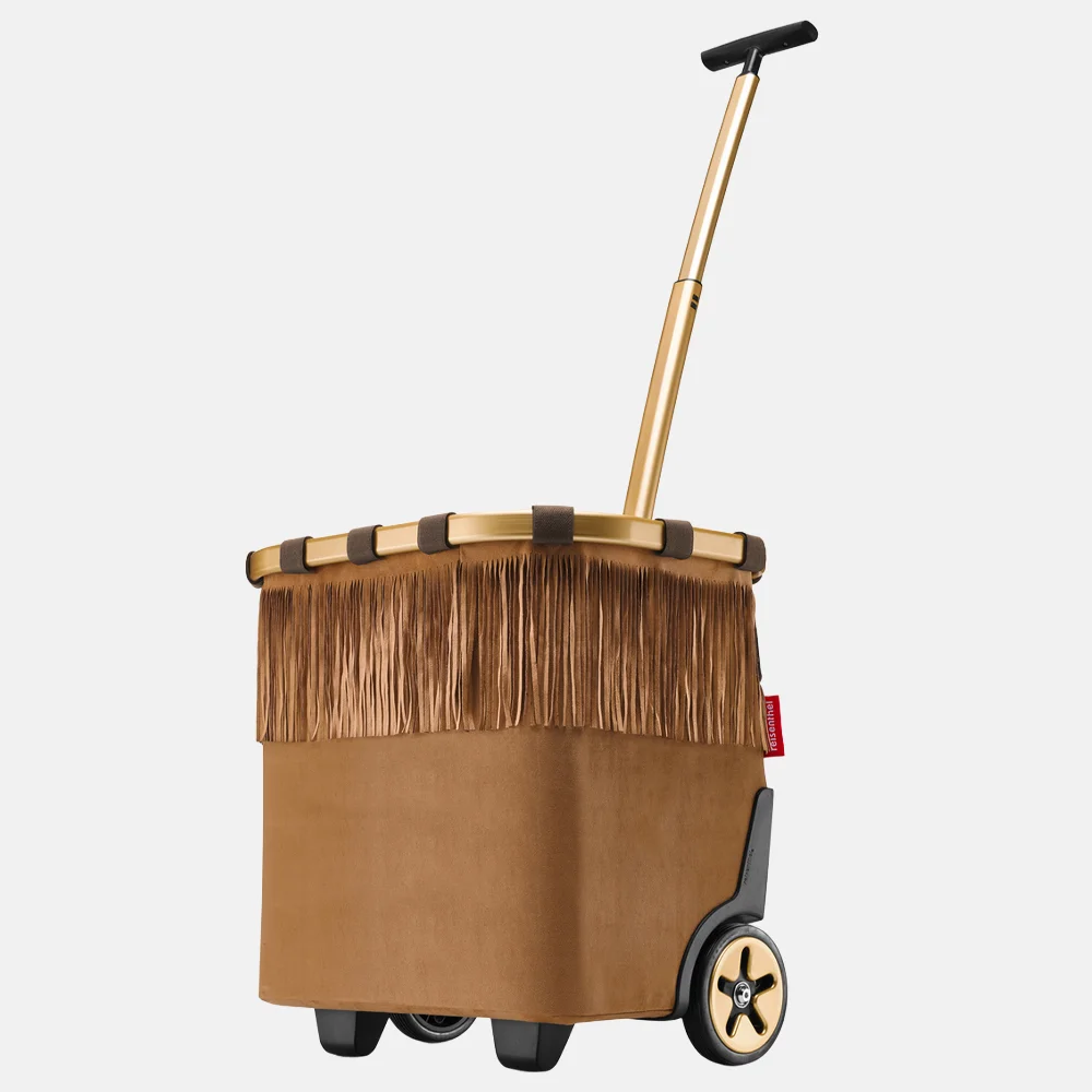 Reisen thel Western boodschappentrolley franjes cognac